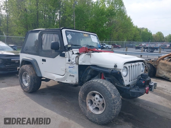 1998 Jeep Wrangler Sport with VIN 1J4FY19S5WP788331, listed as a IAAI auction lot 42027717 with 201,119 mi miles and . Bid and sale history available at DreamBid. Image 1.