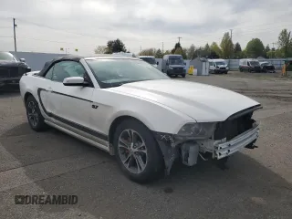 2013 Ford Mustang V6 with VIN 1ZVBP8EM6D5264800, listed as a Copart auction lot 52551845 with 185,217 mi miles and Salvage title. Bid and sale history available at DreamBid. Image 4.