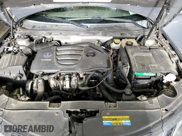 2011 Saab 9-5 Turbo4 with VIN YS3GN4AR1B4005555, listed as a Copart auction lot 85066734 with 102,827 mi miles and Salvage Title. Bid and sale history available at carsss.com. Image 12.