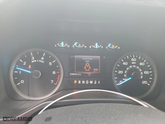 2016 Ford F-150 XLT with VIN 1FTEW1EP3GKD94446, listed as a Copart auction lot 49821574 with 206,534 mi miles and Salvage Title. Bid and sale history available at carsss.com. Image 9.