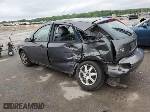 2005 Ford Focus S with VIN 3FAFP37N75R120187, listed as a Copart auction lot 57390605 with 163,547 mi miles and Salvage title. Bid and sale history available at DreamBid. Image 2.