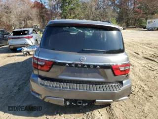 2023 Nissan Armada SV with VIN JN8AY2AC4P9182023, listed as a Copart auction lot 78802724 with 29,440 mi miles and Non Repairable. Bid and sale history available at carsss.com. Image 6.