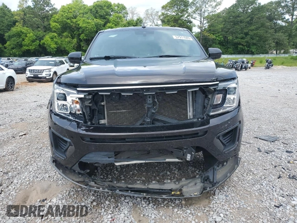 2021 Ford Expedition XLT with VIN 1FMJU1HT0MEA03496, listed as a Copart auction lot 57911685 with 96,462 mi miles and Salvage title. Bid and sale history available at DreamBid. Image 5.