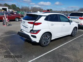 2023 Hyundai Kona N Line with VIN KM8K3CA34PU980566, listed as a IAAI auction lot 41745359 with 45,951 mi miles. Bid and sale history available at carsss.com. Image 4.