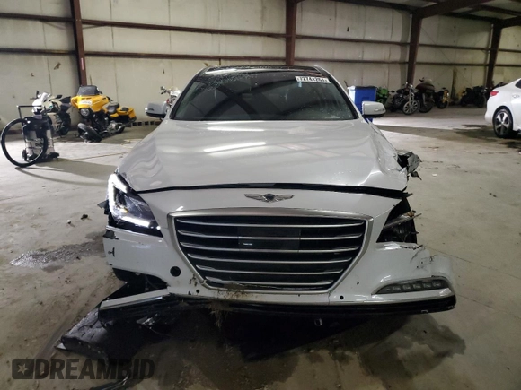 2017 Genesis G80 3.8L with VIN KMHGN4JE2HU203571, listed as a Copart auction lot 72741264 with 83,735 mi miles and Salvage Title. Bid and sale history available at carsss.com. Image 5.