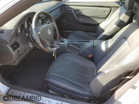 2004 Mercedes-Benz SLK-Class with VIN WDBKK65F04F307947, listed as a Copart auction lot 47361195 with 115,809 mi miles and Salvage Title. Bid and sale history available at carsss.com. Image 7.
