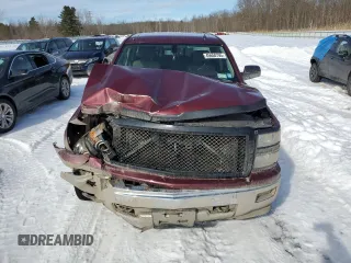2014 Chevrolet Silverado 1500 LTZ with VIN 1GCVKSEC8EZ312391, listed as a Copart auction lot 45658795 with 158,495 mi miles and Salvage Title. Bid and sale history available at DreamBid. Image 5.