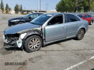 2008 Audi A4 2.0T with VIN WAUAF78E88A157158, listed as a Copart auction lot 60216455 with 75,799 mi miles and Salvage title. Bid and sale history available at DreamBid. Image 1.