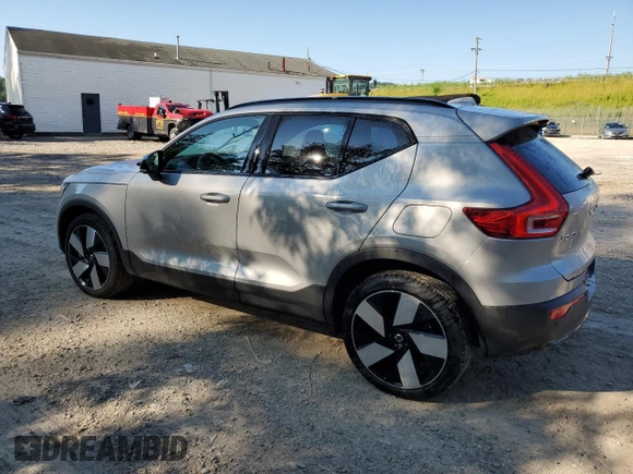 2023 Volvo XC40 Ultimate with VIN YV4ED3UM8P2946867, listed as a Copart auction lot 63029375 with 13,663 mi miles and Salvage title. Bid and sale history available at DreamBid. Image 2.