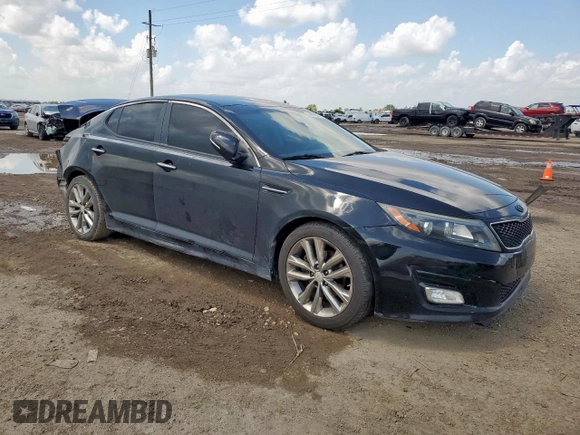 2015 Kia Optima LX with VIN 5XXGM4A75FG459375, listed as a Copart auction lot 64859905 with 156,421 mi miles and Salvage title. Bid and sale history available at DreamBid. Image 4.