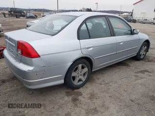 2004 Honda Civic EX with VIN 2HGES26724H592794, listed as a IAAI auction lot 41560628 with 261,924 mi miles and . Bid and sale history available at DreamBid. Image 4.