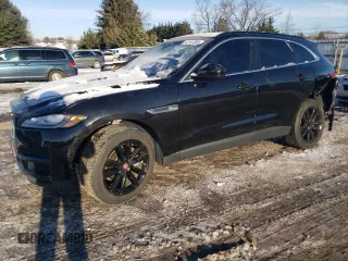 2017 Jaguar F-Pace 35t Prestige with VIN SADCK2BV7HA064624, listed as a Copart auction lot 42163585 with 24,282 mi miles and Salvage Title. Bid and sale history available at DreamBid. Image 1.