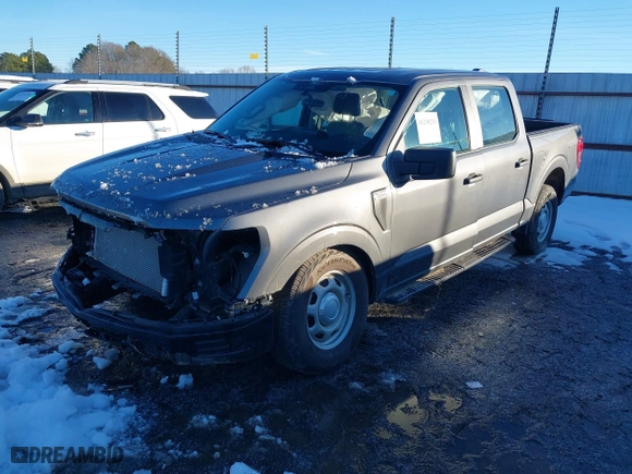2024 Ford F-150 XL with VIN 1FTFW1L53RKD07055, listed as a IAAI auction lot 41238235 with 10,949 mi miles. Bid and sale history available at carsss.com. Image 2.
