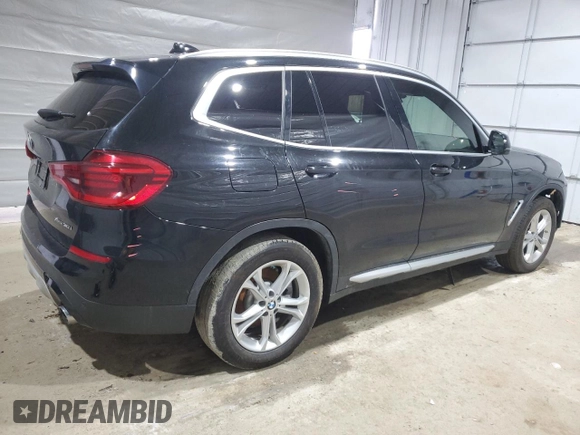2020 BMW X3 xDrive30i with VIN 5UXTY5C06LLT36722, listed as a Copart auction lot 49319585 with 49,063 mi miles and Salvage Title. Bid and sale history available at DreamBid. Image 3.