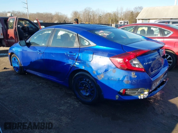 2020 Honda Civic LX with VIN 2HGFC2F6XLH536934, listed as a IAAI auction lot 41413070 with 62,773 mi miles and . Bid and sale history available at DreamBid. Image 3.