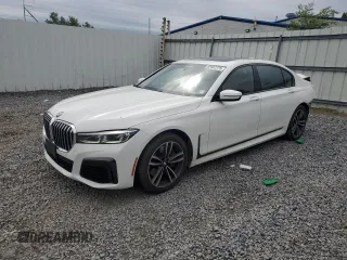 2021 BMW 7 Series 750i xDrive with VIN WBA7U2C04MCF73546, listed as a Copart auction lot 62587275 with 34,396 mi miles and Salvage title. Bid and sale history available at DreamBid. Image 1.