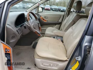 2001 Lexus RX 300 with VIN JTJHF10U810223492, listed as a Copart auction lot 51623115 with 124,459 mi miles and Salvage Title. Bid and sale history available at DreamBid. Image 7.