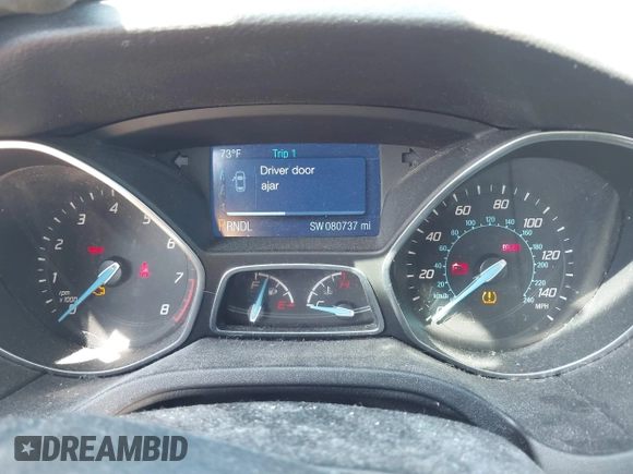 2014 Ford Focus SE with VIN 1FADP3F27EL312349, listed as a IAAI auction lot 42121230 with 80,737 mi miles and . Bid and sale history available at DreamBid. Image 7.