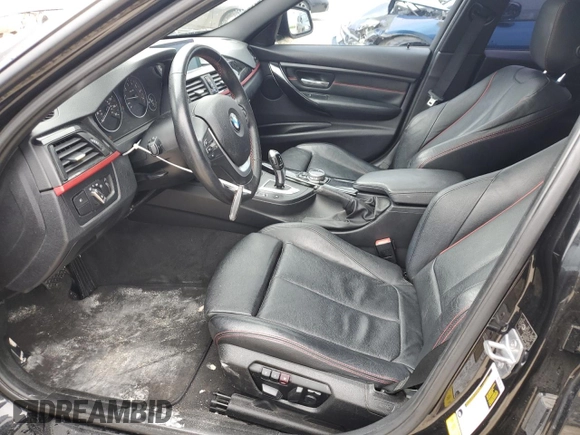 2014 BMW 3 Series 335i with VIN WBA3A9G50ENR97346, listed as a Copart auction lot 51035095 with 104,565 mi miles and Salvage Title. Bid and sale history available at carsss.com. Image 7.