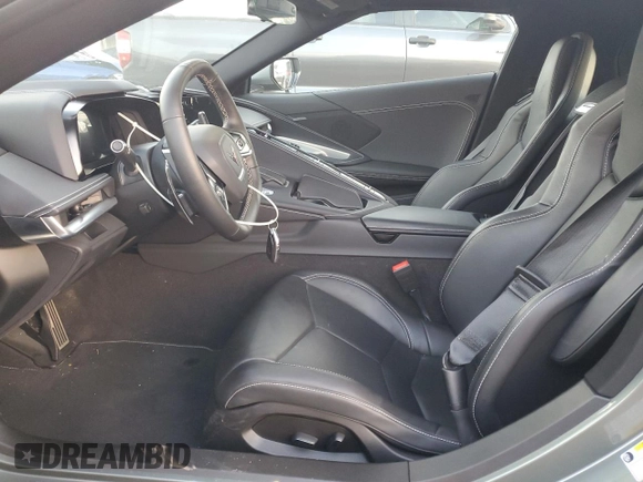 2023 Chevrolet Corvette 1LT with VIN 1G1YA2D40P5123103, listed as a Copart auction lot 85243864 with 12,302 mi miles and Salvage title. Bid and sale history available at DreamBid. Image 7.