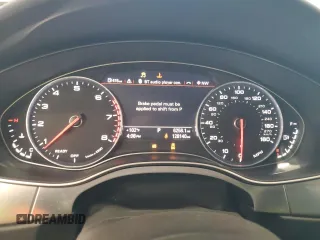 2016 Audi A6 Prestige with VIN WAUHGAFC2GN001442, listed as a Copart auction lot 61633805 with 128,140 mi miles and Salvage title. Bid and sale history available at DreamBid. Image 9.