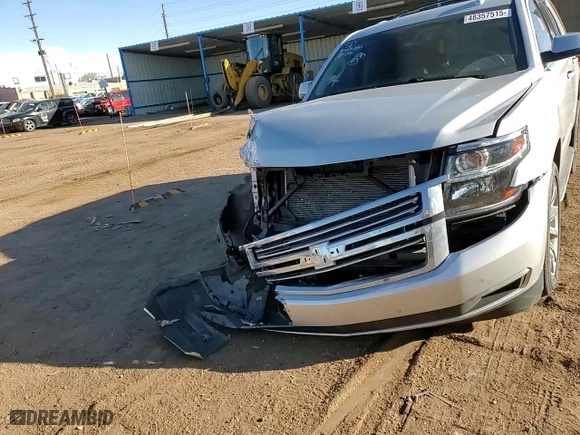 2016 Chevrolet Tahoe LTZ with VIN 1GNSKCKC5GR406056, listed as a Copart auction lot 48357515 with 0 mi miles and Salvage Title. Bid and sale history available at carsss.com. Image 12.