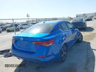 2021 Nissan Sentra SV with VIN 3N1AB8CV9MY318282, listed as a IAAI auction lot 41846923 with 47,380 mi miles and . Bid and sale history available at DreamBid. Image 4.