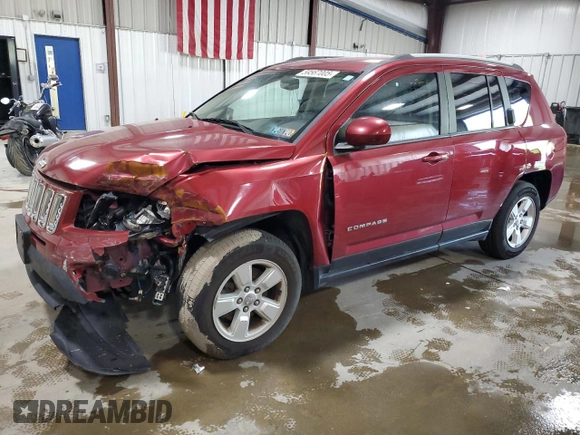 2017 Jeep Compass High Altitude with VIN 1C4NJCEB2HD160643, listed as a Copart auction lot 59567005 with 92,927 mi miles and Clean title. Bid and sale history available at DreamBid. Image 1.