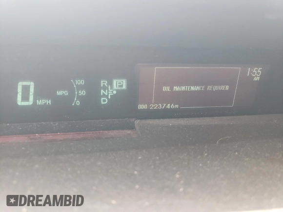 2010 Toyota Prius II z VIN JTDKN3DUXA0216688, wystawiony jako Copart lot #54551815 z przebiegiem 223 746 mil mil oraz Czysty tytuł • Clean title. Historia ofert i sprzedaży dostępna na DreamBid. Obrazek 9.
