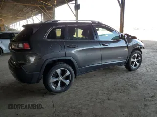 2019 Jeep Cherokee Limited with VIN 1C4PJMDX9KD414948, listed as a Copart auction lot 55845725 with Not Provided miles and Salvage Title. Bid and sale history available at DreamBid. Image 3.
