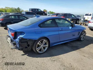 2014 BMW 4 Series 435i xDrive with VIN WBA3R5C57EF785125, listed as a Copart auction lot 55049605 with 59,626 mi miles and Salvage title. Bid and sale history available at DreamBid. Image 3.