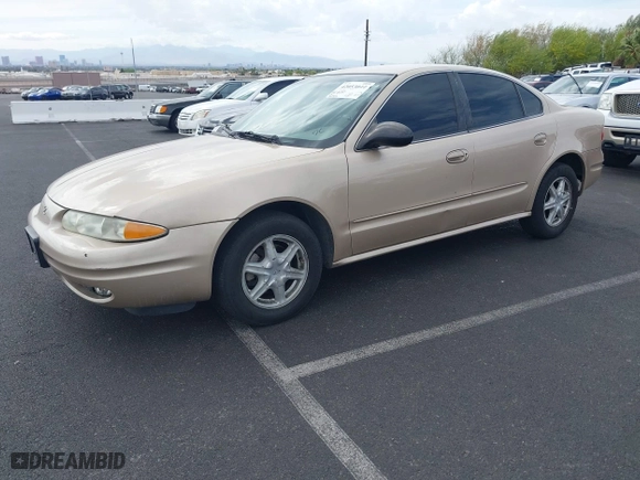 2002 Oldsmobile Alero GL1 with VIN 1G3NL52F62C241638, listed as a IAAI auction lot 42053044 with 167,729 mi miles. Bid and sale history available at carsss.com. Image 2.