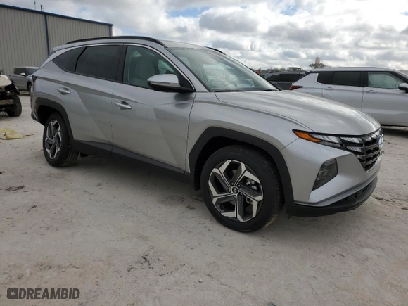 2024 Hyundai Tucson SEL with VIN 5NMJF3DEXRH379399, listed as a Copart auction lot 44986455 with 6,090 mi miles and Salvage Title. Bid and sale history available at carsss.com. Image 4.