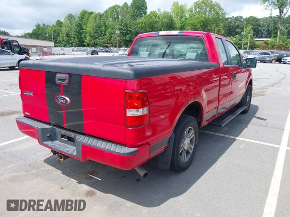 2008 Ford F-150 STX with VIN 1FTRX12W98FC24533, listed as a IAAI auction lot 42400189 with 75,416 mi miles and . Bid and sale history available at DreamBid. Image 4.
