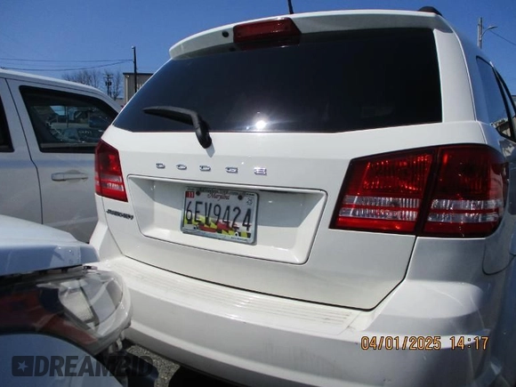 2017 Dodge Journey SE with VIN 3C4PDCABXHT676619, listed as a IAAI auction lot 42049014 with 75,593 mi miles and . Bid and sale history available at DreamBid. Image 1.