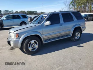 2000 Infiniti QX4 with VIN JNRAR07Y1YW077992, listed as a Copart auction lot 45572015 with 202,385 mi miles and Salvage Title. Bid and sale history available at DreamBid. Image 1.