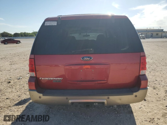 2003 Ford Expedition Eddie Bauer with VIN 1FMPU17L93LC60694, listed as a Copart auction lot 56562615 with 217,217 mi miles and Salvage title. Bid and sale history available at DreamBid. Image 6.