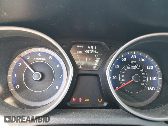 2013 Hyundai Elantra GLS с VIN KMHDH4AE2DU922016, выставлен на аукционе Copart как лот 55094225 с пробегом 43 784 миль миль и Списание • Salvage title. История ставок и продаж доступна на DreamBid. Изображение 9.