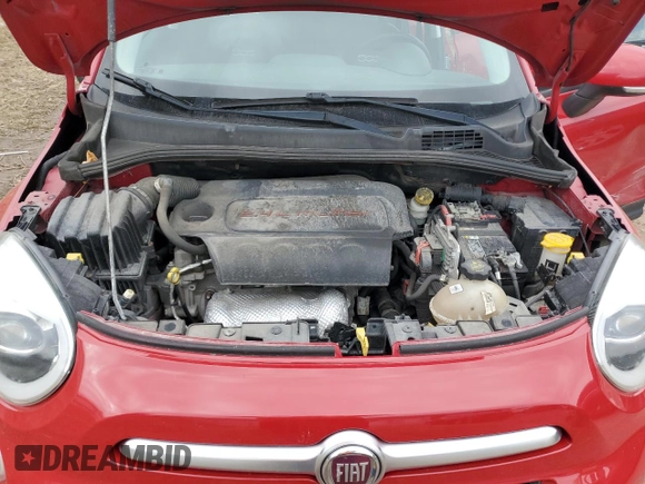 2016 FIAT 500X Trekking z VIN ZFBCFYCT0GP335243, wystawiony jako Copart lot #52289595 z przebiegiem 108 599 mil mil oraz Szkoda całkowita • Salvage title. Historia ofert i sprzedaży dostępna na DreamBid. Obrazek 11.