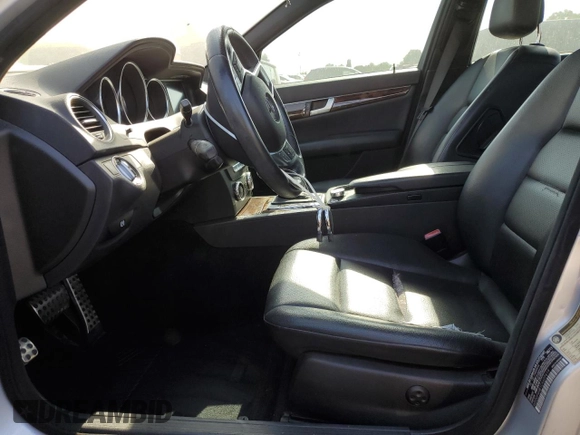 2012 Mercedes-Benz C 250 Sport with VIN WDDGF4HB1CA607619, listed as a Copart auction lot 62418595 with 143,721 mi miles and Clean title. Bid and sale history available at DreamBid. Image 7.
