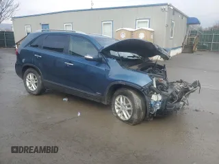 2014 Kia Sorento LX with VIN 5XYKTCA6XEG435159, listed as a Copart auction lot 46936445 with 0 mi miles and Salvage Title. Bid and sale history available at carsss.com. Image 4.
