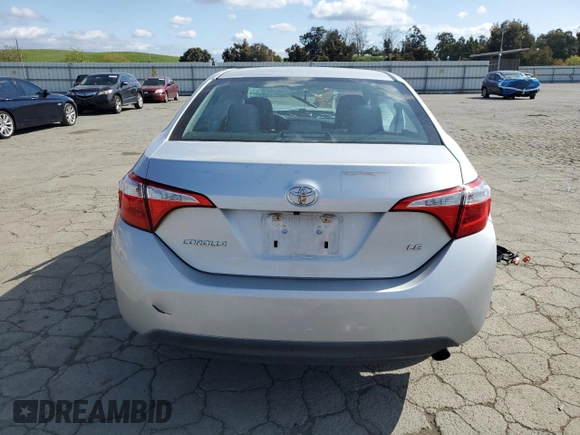 2016 Toyota Corolla L with VIN 5YFBURHE1GP431111, listed as a Copart auction lot 53712075 with 34,534 mi miles and Salvage Title. Bid and sale history available at DreamBid. Image 6.
