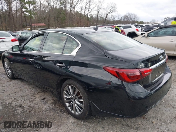 2018 Infiniti Q50 Sport with VIN JN1EV7AP4JM350322, listed as a IAAI auction lot 41704895 with 117,408 mi miles and . Bid and sale history available at carsss.com. Image 14.