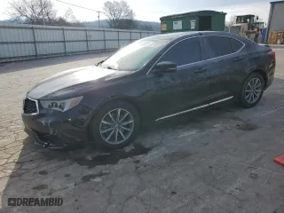 2018 Acura TLX with VIN 19UUB1F39JA006380, listed as a Copart auction lot 45281985 with 157,124 mi miles and Salvage Title. Bid and sale history available at carsss.com. Image 1.