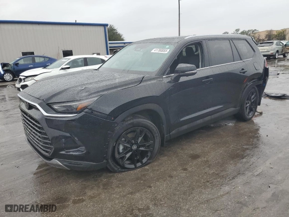 2024 Toyota Grand Highlander XLE with VIN 5TDAAAA59RS017875, listed as a Copart auction lot 41780855 with NaN miles and Salvage Title. Bid and sale history available at carsss.com. Image 1.