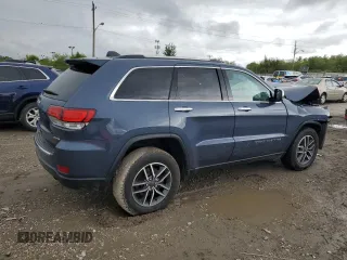 2021 Jeep Grand Cherokee Limited with VIN 1C4RJFBGXMC824531, listed as a Copart auction lot 57774215 with 57,625 mi miles and Salvage title. Bid and sale history available at DreamBid. Image 3.