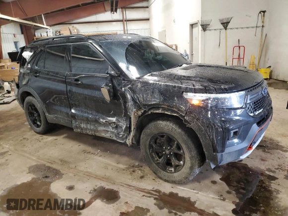2022 Ford Explorer Timberline with VIN 1FMSK8JH4NGB27348, listed as a Copart auction lot 86891924 with 102,821 mi miles and Non Repairable. Bid and sale history available at carsss.com. Image 4.