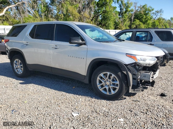 2021 Chevrolet Traverse LS with VIN 1GNERFKW9MJ136232, listed as a Copart auction lot 48582875 with 75,283 mi miles and Non Repairable. Bid and sale history available at carsss.com. Image 4.