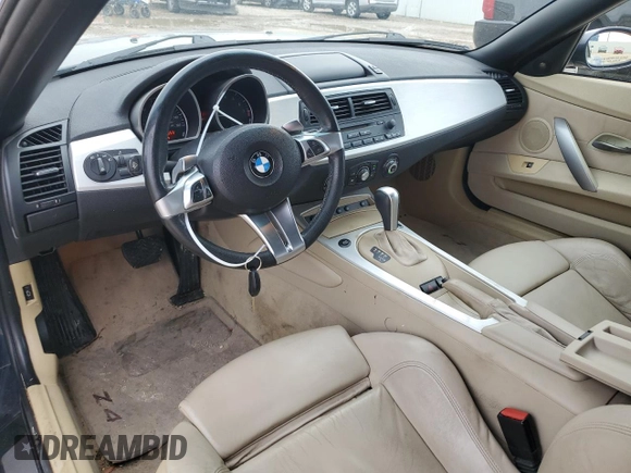 2008 BMW Z4 3.0si with VIN 4USBU535X8LX85696, listed as a Copart auction lot 70041534 with 87,989 mi miles and Salvage Title. Bid and sale history available at carsss.com. Image 8.