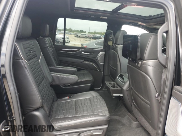 2022 Cadillac Escalade ESV Sport Platinum with VIN 1GYS4RKL7NR141315, listed as a Copart auction lot 74219824 with 50,588 mi miles and Salvage title. Bid and sale history available at DreamBid. Image 11.